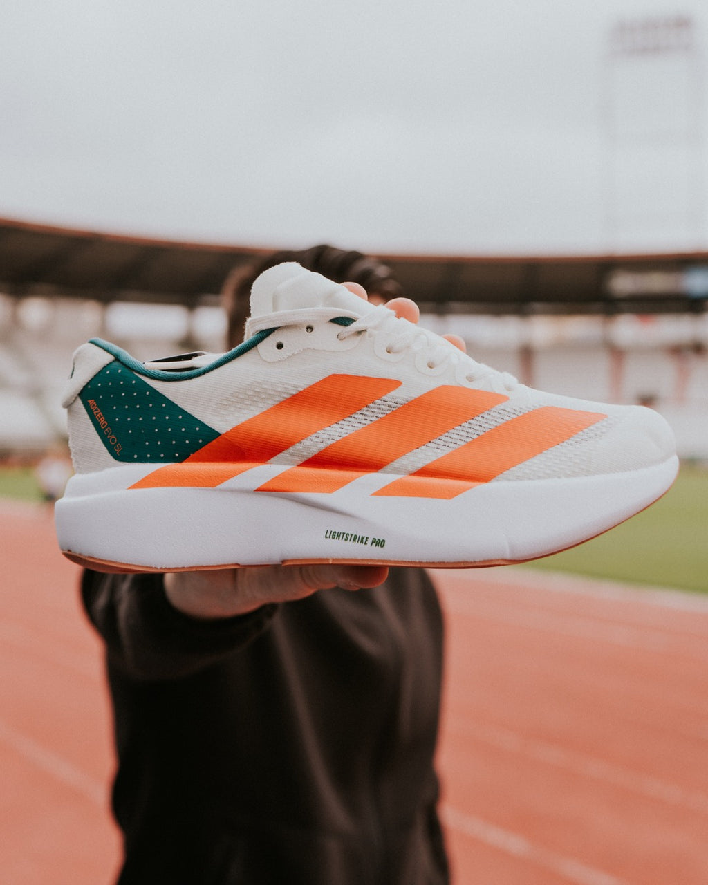 Adidas Adizero EVO SL Blanca-Naranja