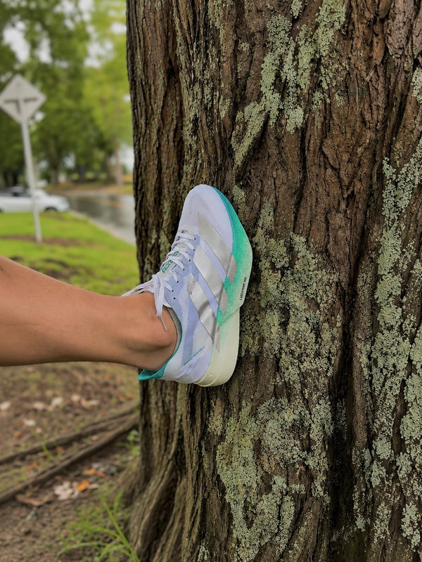 Adidas Adizero Pro 4 - Blanco/Aqua