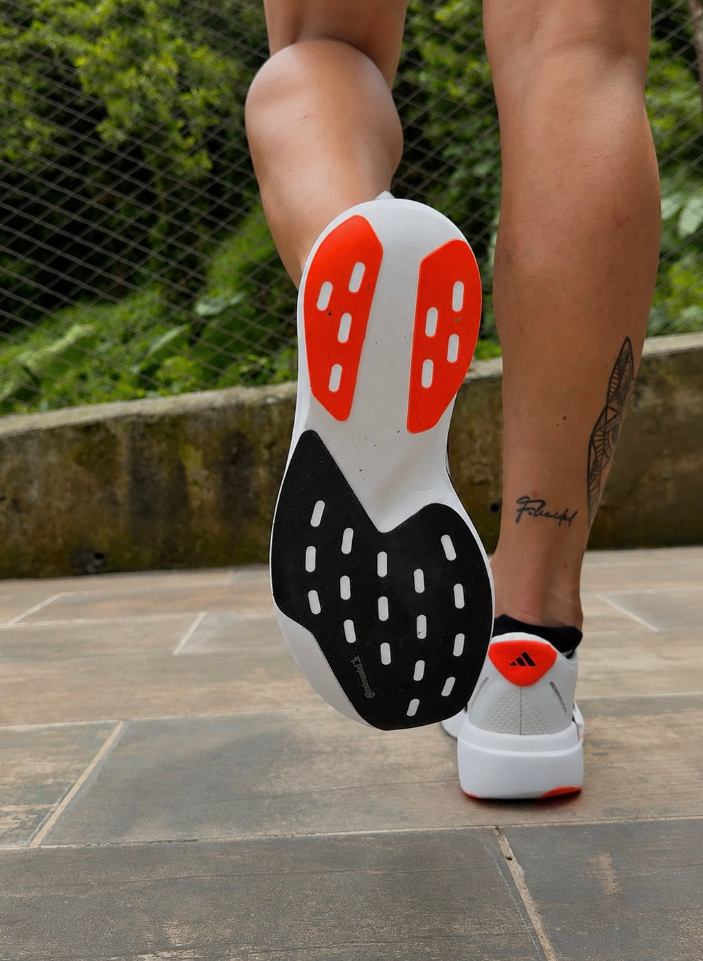 Adidas Evo SL Blanca-Naranja